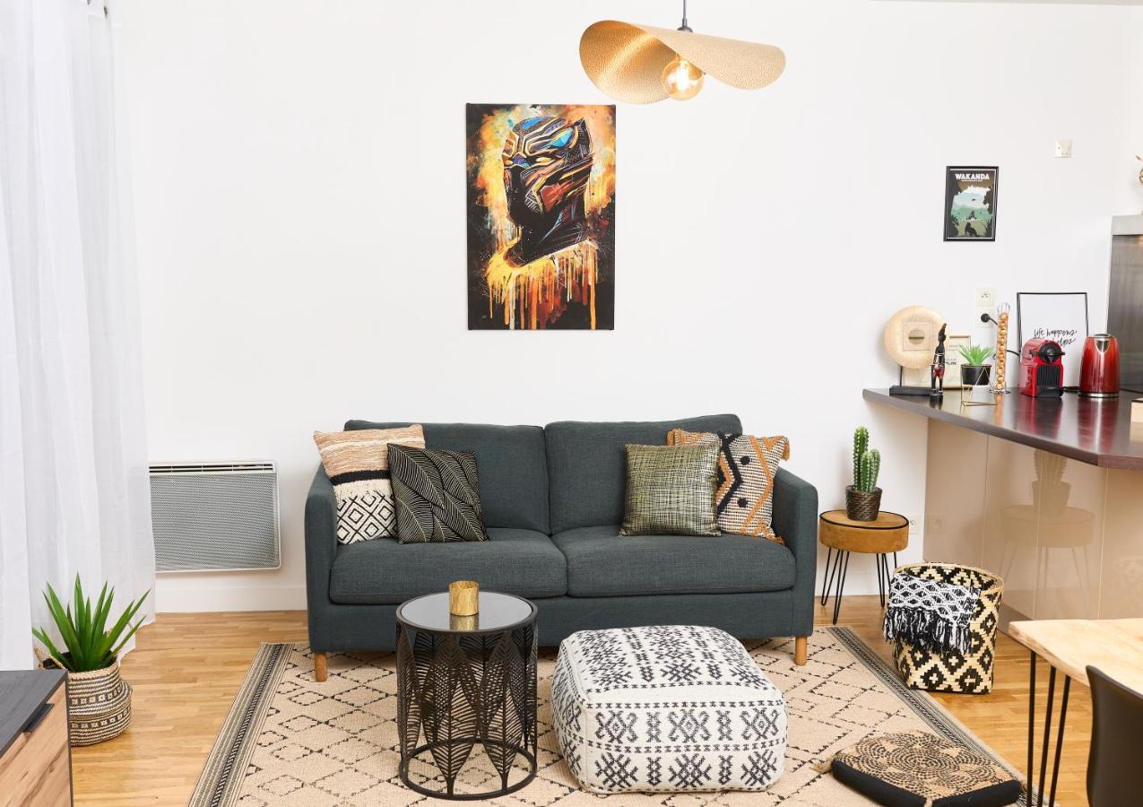 Appartement Wakandais-proche Disney, parking&wifi Montevrain Bagian luar foto